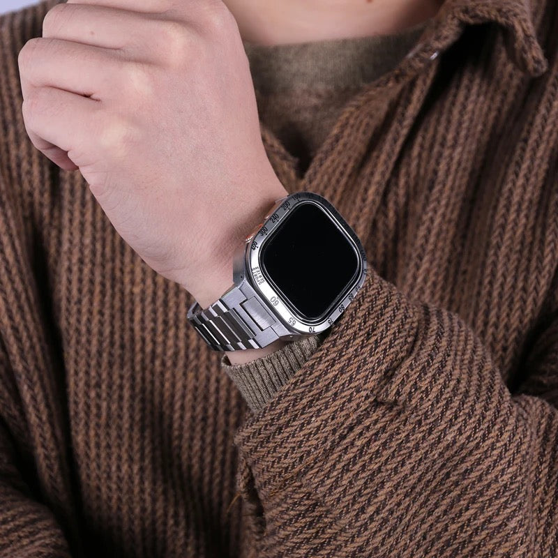 ViedeFit Ultra Chrono Metal Case Band