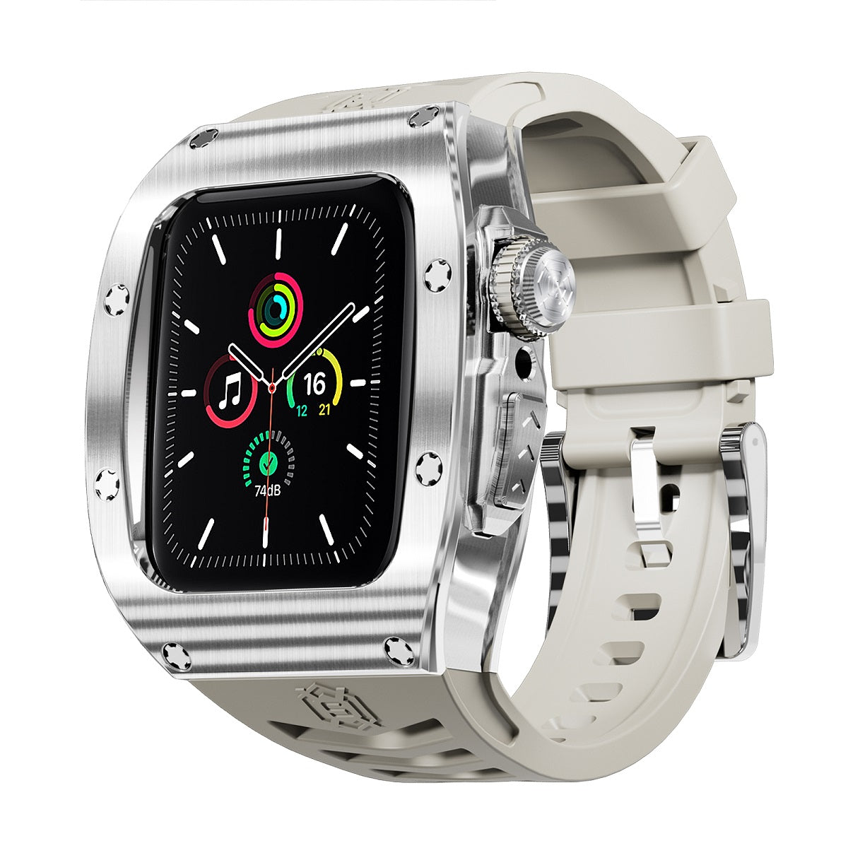 Apple Watch 44/45mm RM Stainless Steel Case and Band