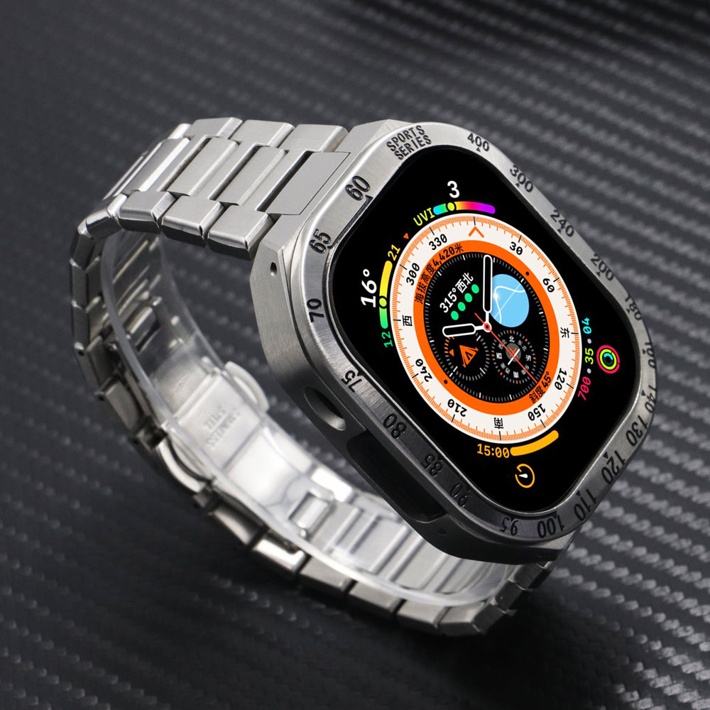 ViedeFit Ultra Chrono Metal Case Band