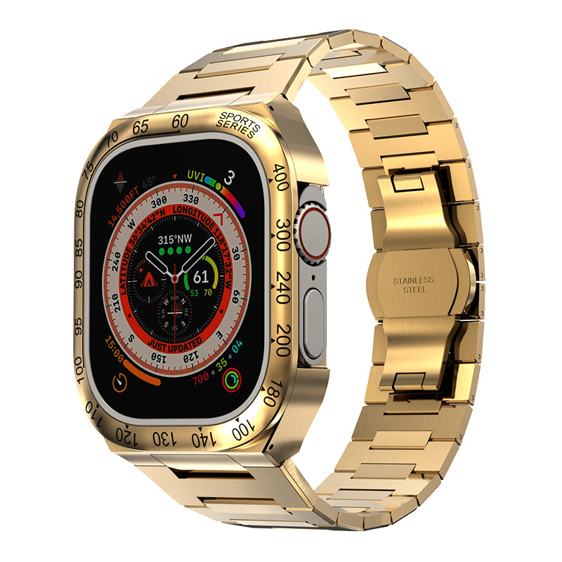 ViedeFit Ultra Chrono Metal Case Band