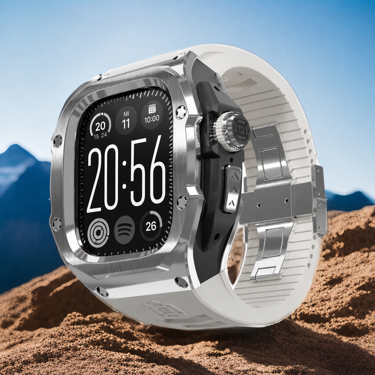 ViedeFit Ultra Hybrid Metal Case Band