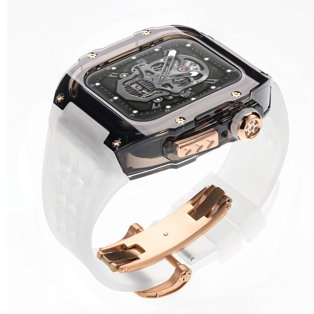 Apple Watch Transparent Bang Refit Cases and Strap(44mm/45mm)