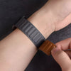 Magnetic Leather Link Loop Band